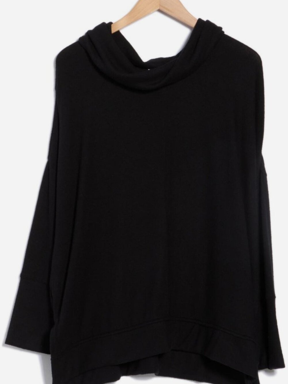 Caslon Black Soft Knit  Cowl Neck Women's Plus Size Sweater Size 1x NWT - Picture 3 of 7